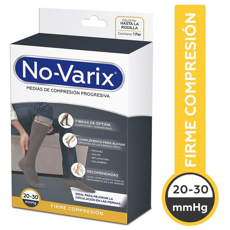 NO VARIX - No-Varix Calcetin 20-30 Black M Premium