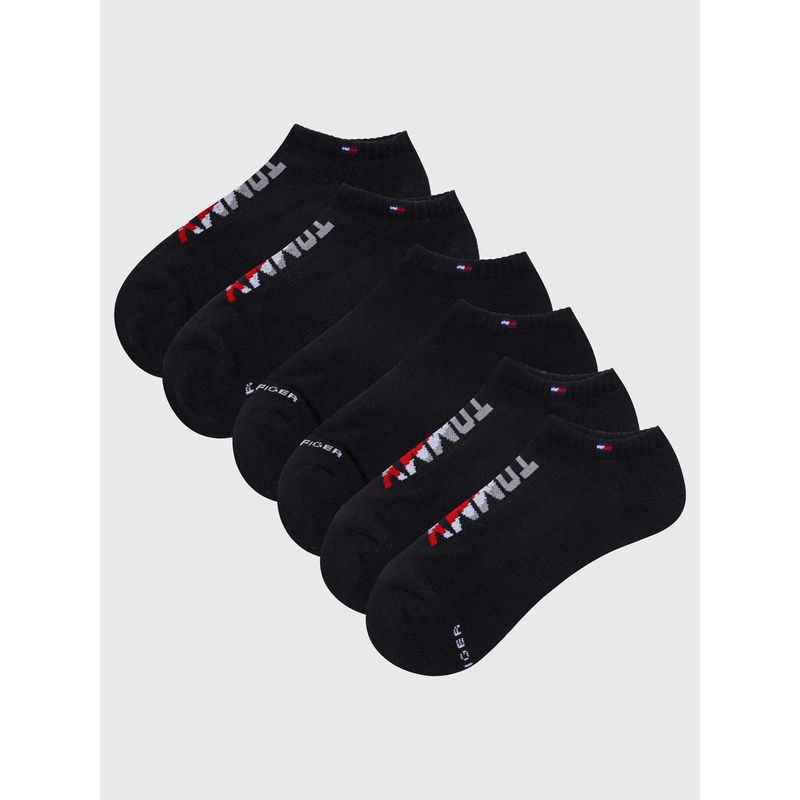TOMMY HILFIGER - Paquete negro de 3 calcetines athletic Tommy Hilfiger