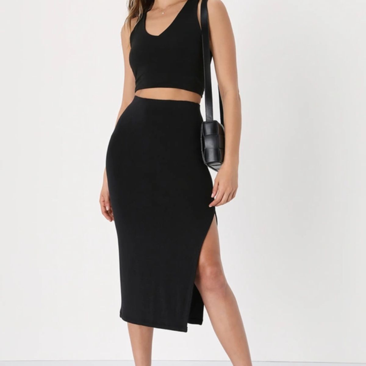 NEGRELI - FALDA BASICA NEGRELI CON ABERTURA CEÑIDA REF-M11