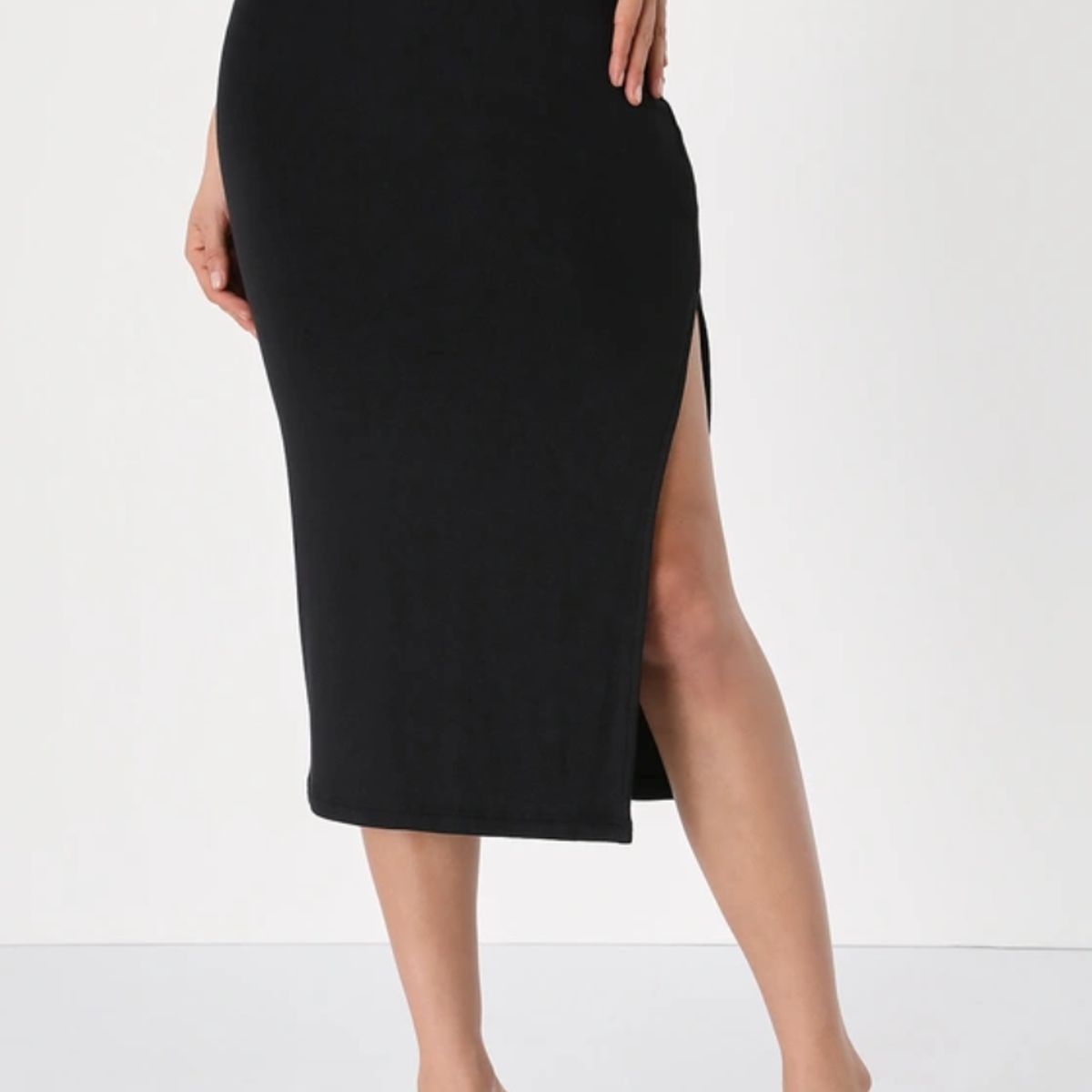 NEGRELI - FALDA BASICA NEGRELI CON ABERTURA CEÑIDA REF-M11