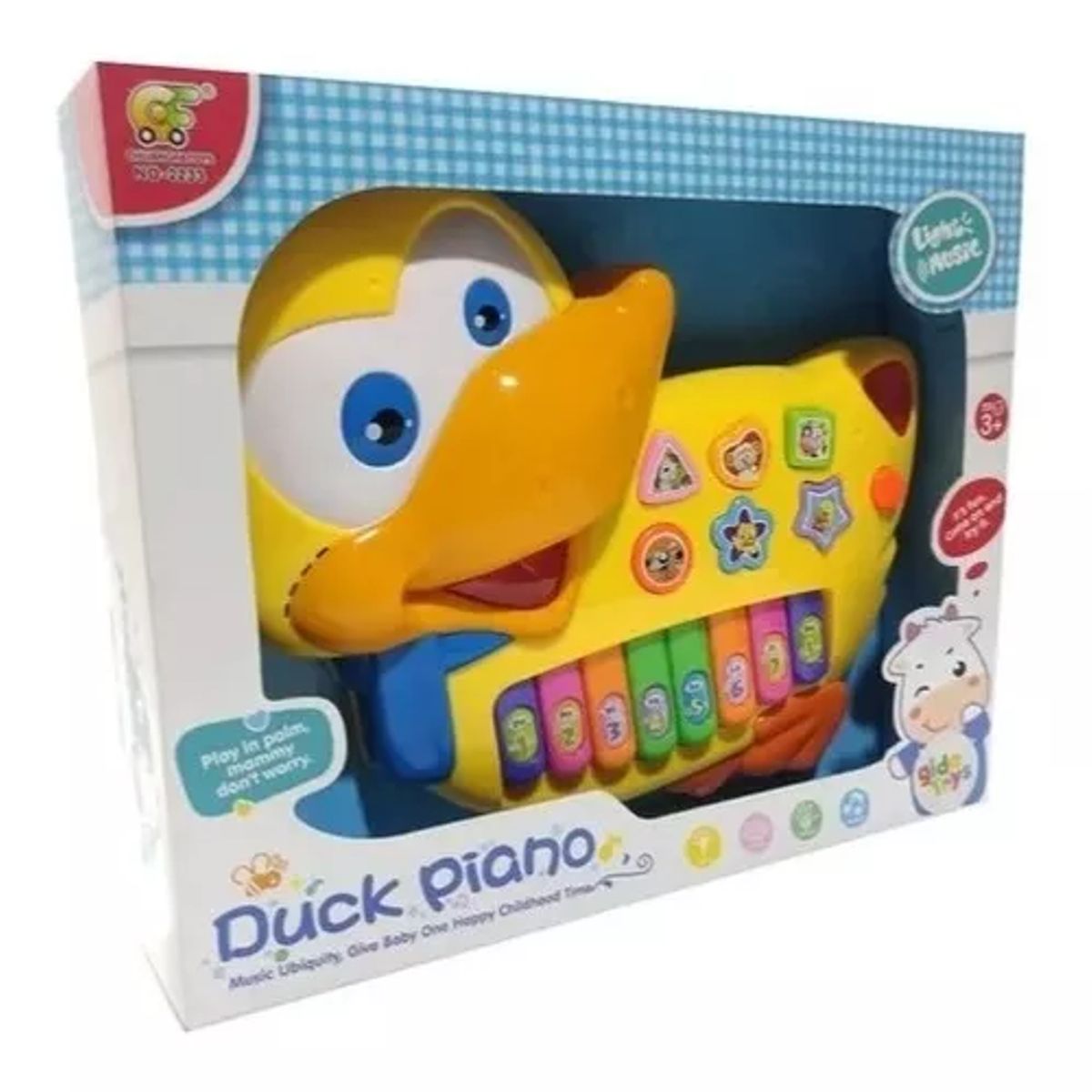 GENERICO - Organeta Piano Pato Musical Juguete Para Bebe
