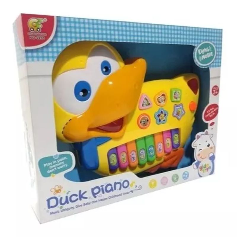 GENERICO - Organeta Piano Pato Musical Juguete Para Bebe