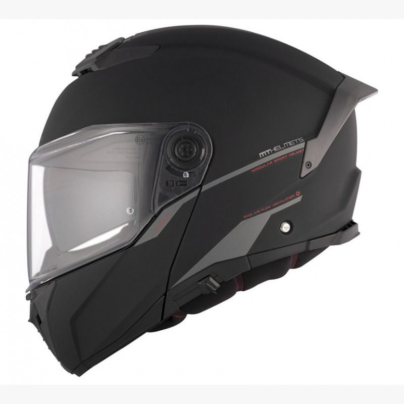 MT HELMETS - CASCO MT ATOM 2 CERTIFICADO ECE2206 SOLID NEGRO MATE TALLA L