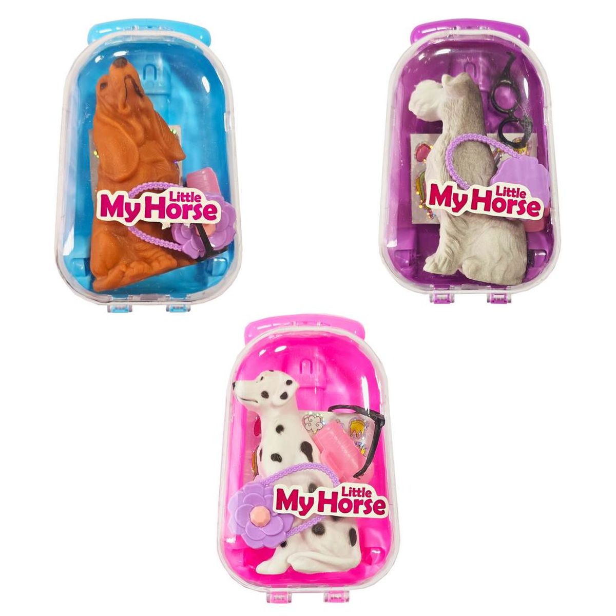 GENERICO - Perrito Perro Accesorios Sticker Juguete Niñas Maleta X 3uni