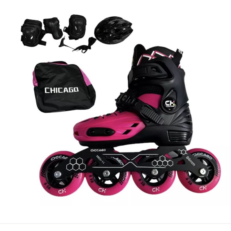 CHICAGO - kit Patines Semiprofesionales antichoque