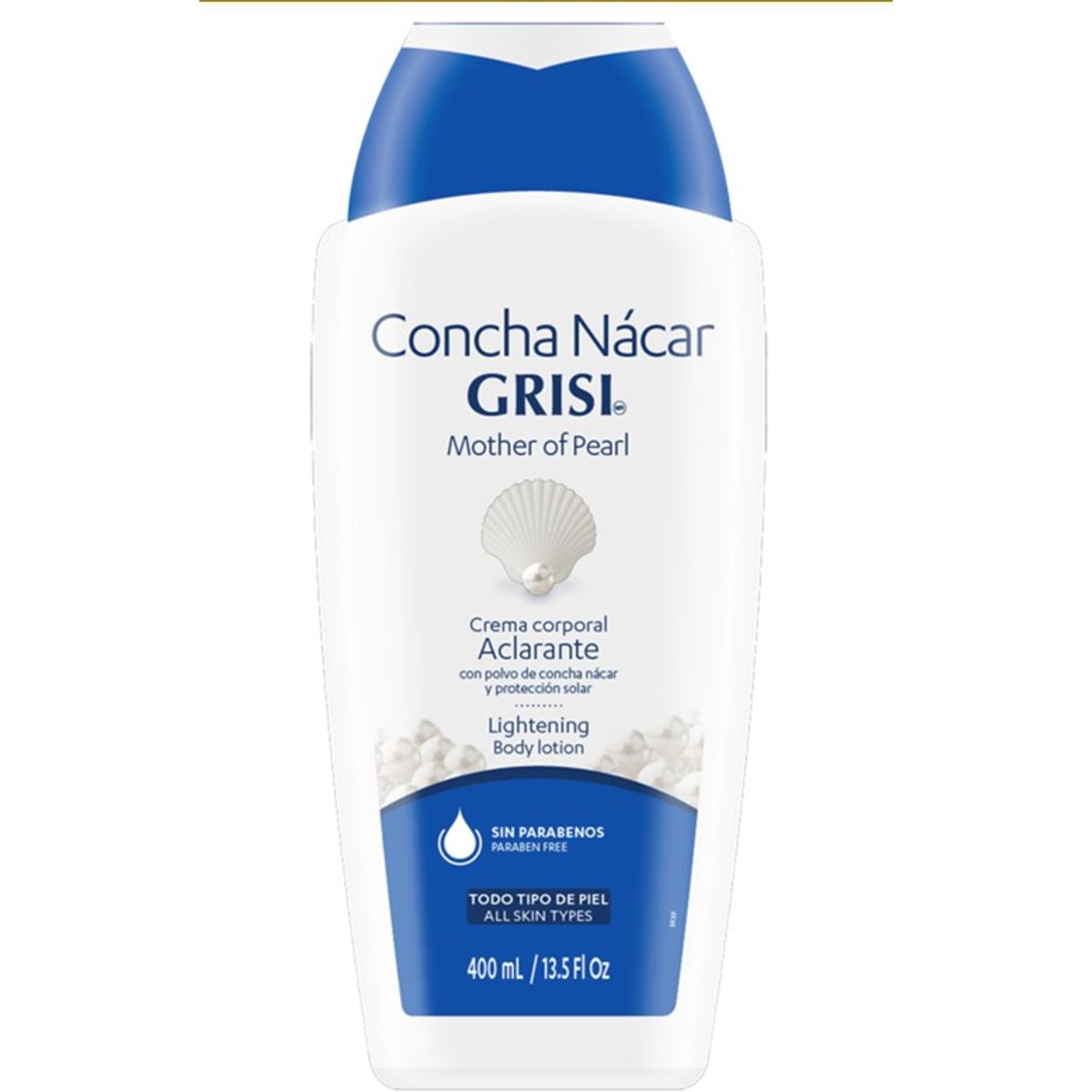 GENERICO - Crema Corporal Concha de Nacar 400ml - Grisi