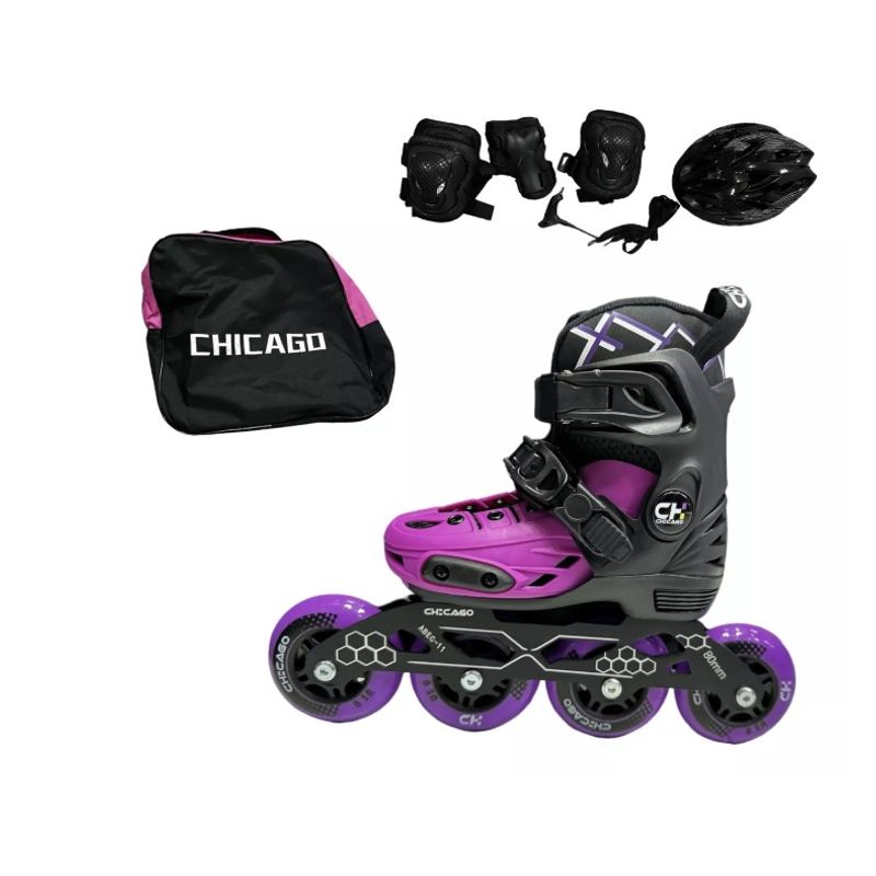CHICAGO - kit Patines Semiprofesionales antichoque