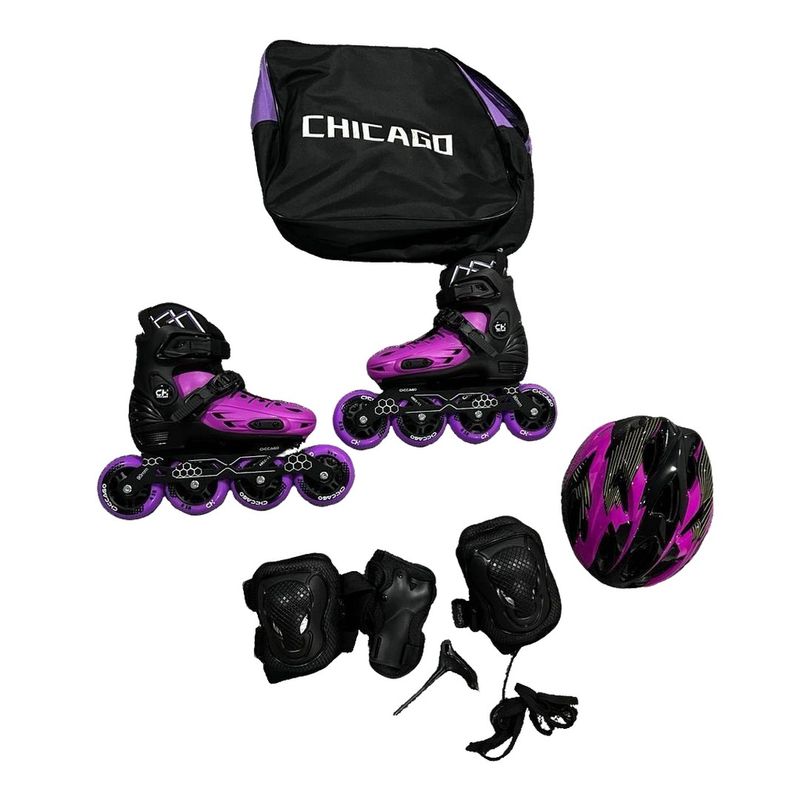 CHICAGO - kit Patines Semiprofesionales antichoque