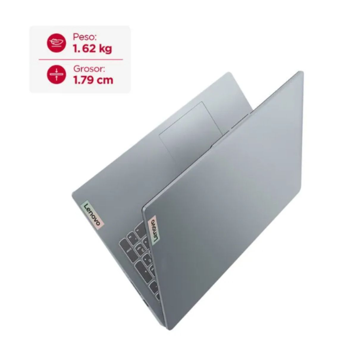LENOVO - Portátil Lenovo IP Slim 3  Intel Core i7 RAM 16GB SSD 512GB Windows 11 Home Lector de Huella Gris