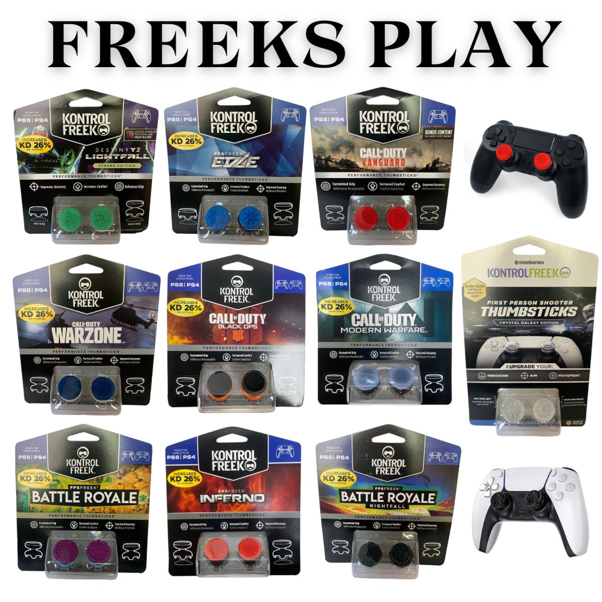 GENERICO - Kontrol Freek Protector Analogo Compatible Control Ps4 ps5