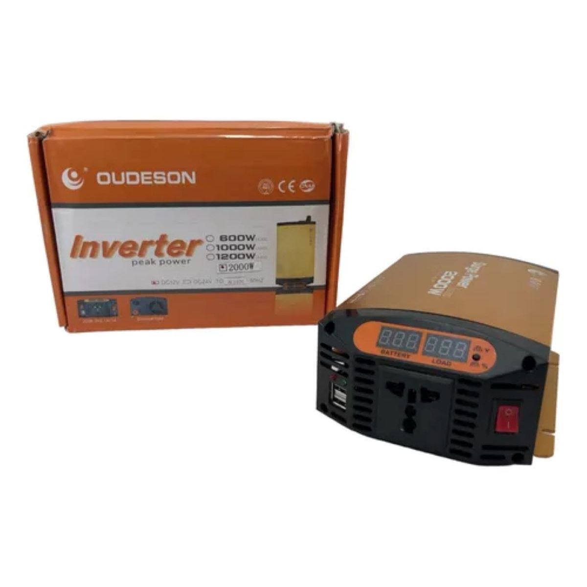 CHICAGO - Inversor Convertidor De Corriente 2000w Usb 12v - 110v