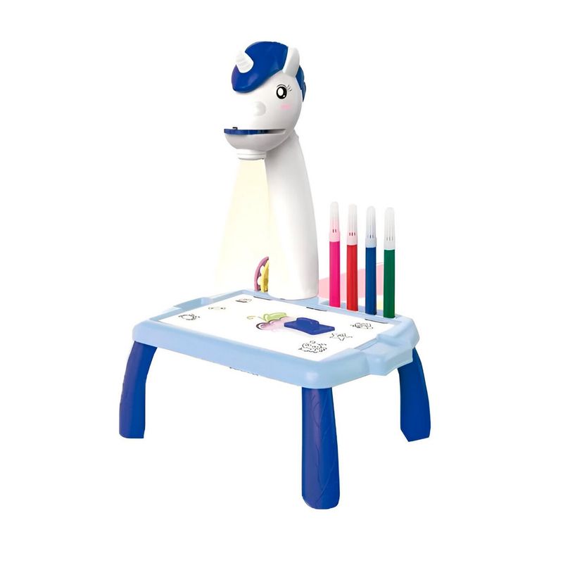 GENERICO - Tablero Infantil Magico Proyector Unicornio Marcadores Niño