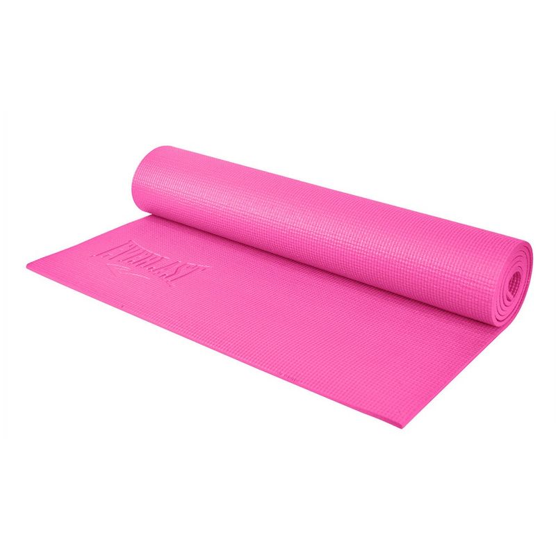 EVERLAST - Colchoneta 6 mm tapete yoga mat everlast rosa