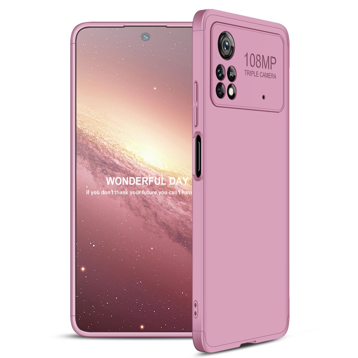 GENERICO - Funda Carcasa Estuche Protector Para Poco X4 PRO Rosa