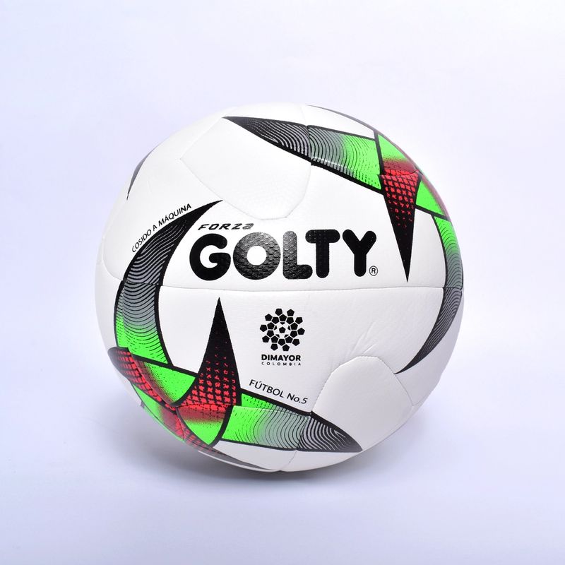 GOLTY - BALÓN DE FÚTBOL RÉPLICA GOLTY FORZA No5 COSIDO A MÁQUINA