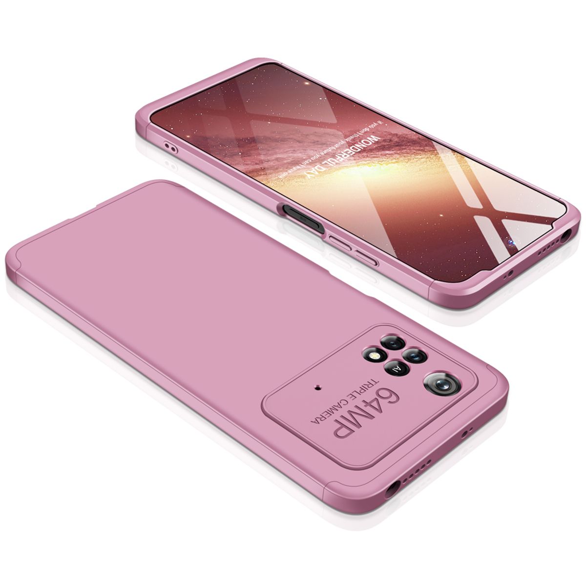GENERICO - Funda Carcasa Estuche Protector Para Poco M4 PRO Rosa