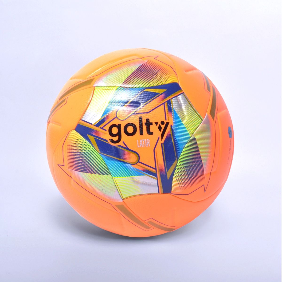 GOLTY - BALÓN DE FÚTBOL RÉPLICA GOLTY LATIR No5 COSIDO MÁQ NARANJA