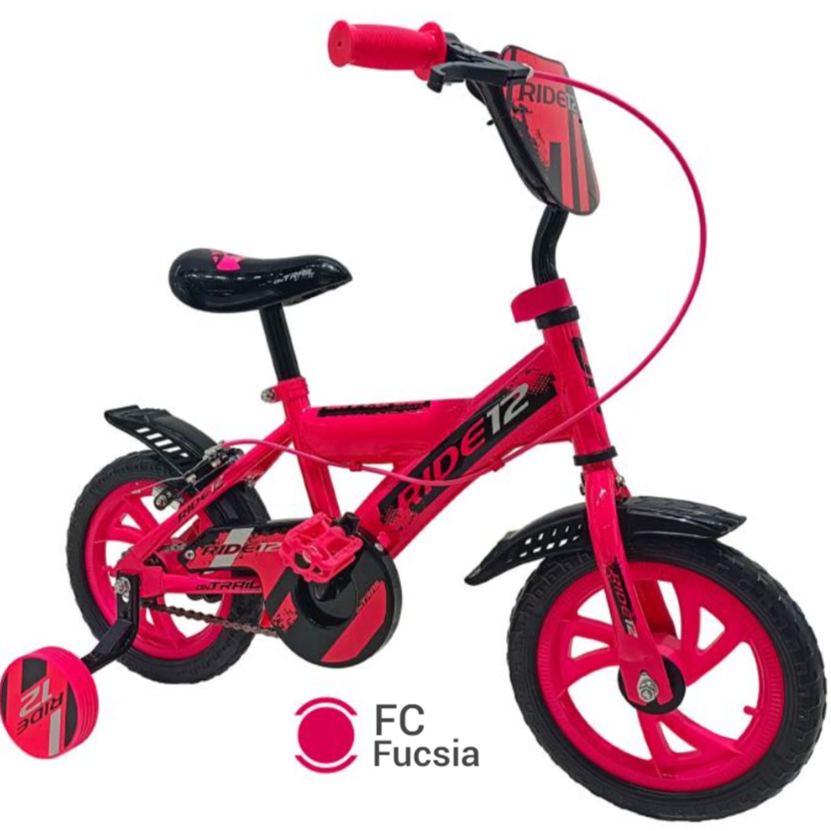 ONTRAIL - Bicicleta race 12 rosada  llanta maciza