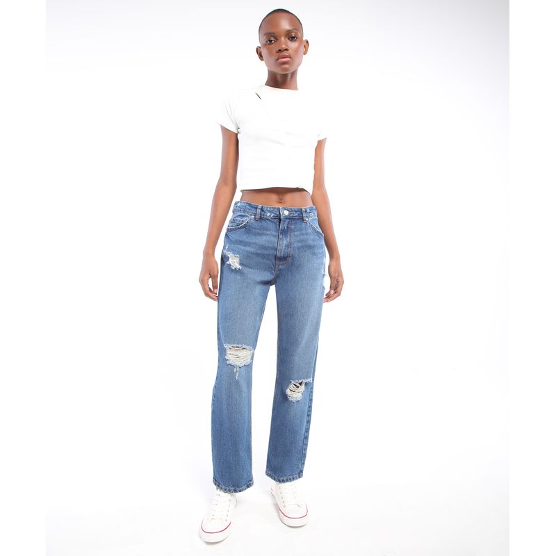 SEVEN SEVEN - Jean Para Mujer Boyfriend Color Azul  Marca Seven Seven #28160768
