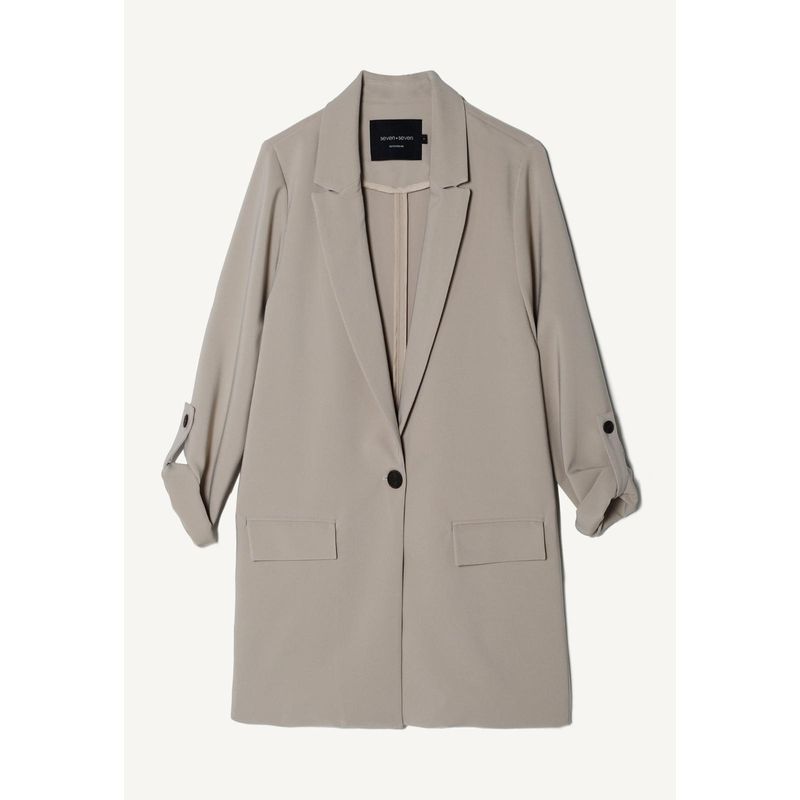 SEVEN SEVEN - Blazer Para Mujer Blazer Color Beige Marca Seven Seven #28400048
