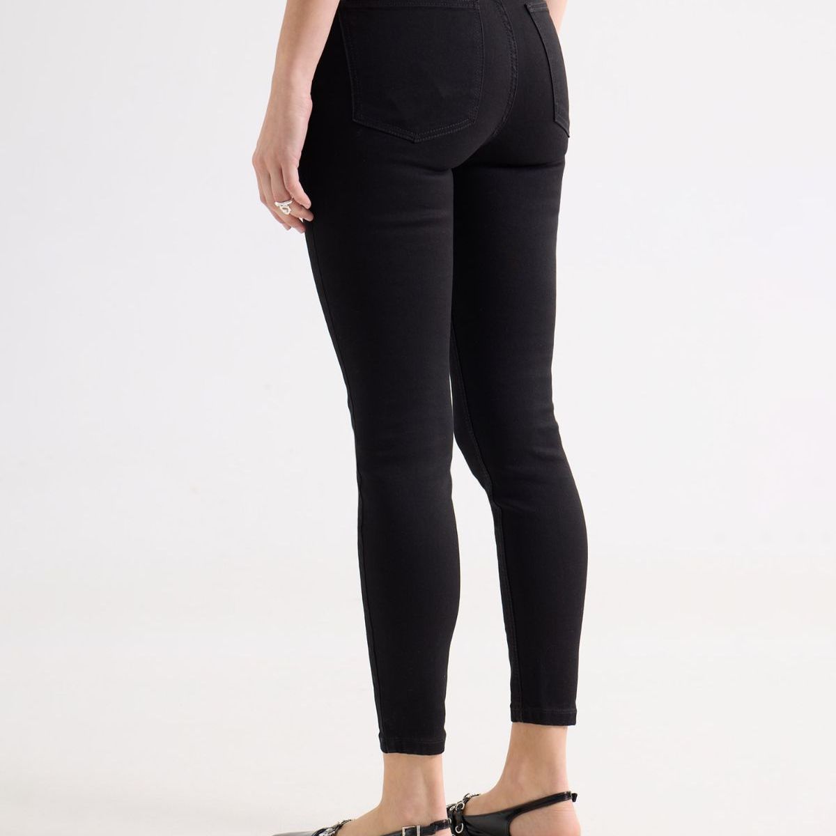 SEVEN SEVEN - Jeans Skinny Tono Negro  Para Mujer Negro Seven Seven