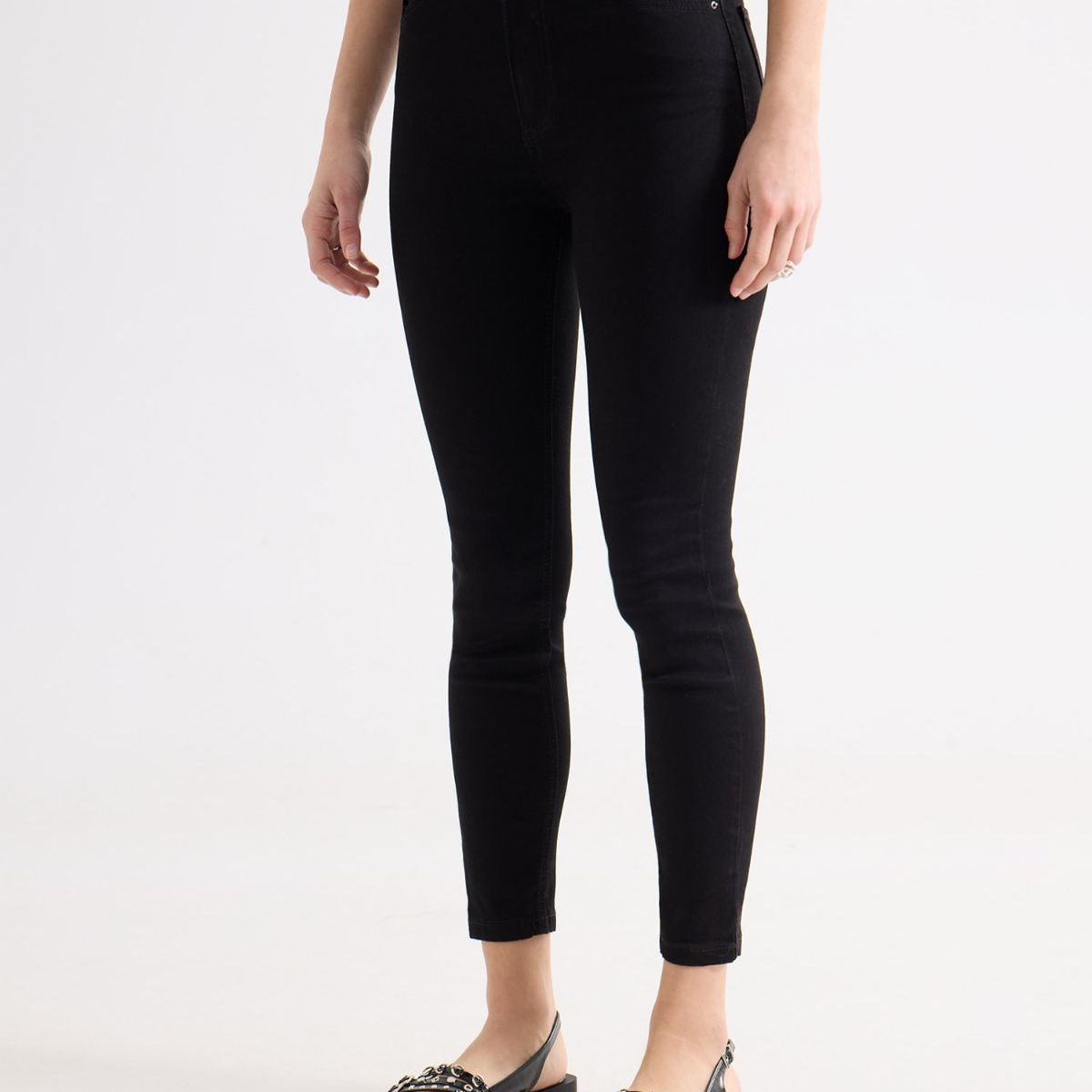 SEVEN SEVEN - Jeans Skinny Tono Negro  Para Mujer Negro Seven Seven