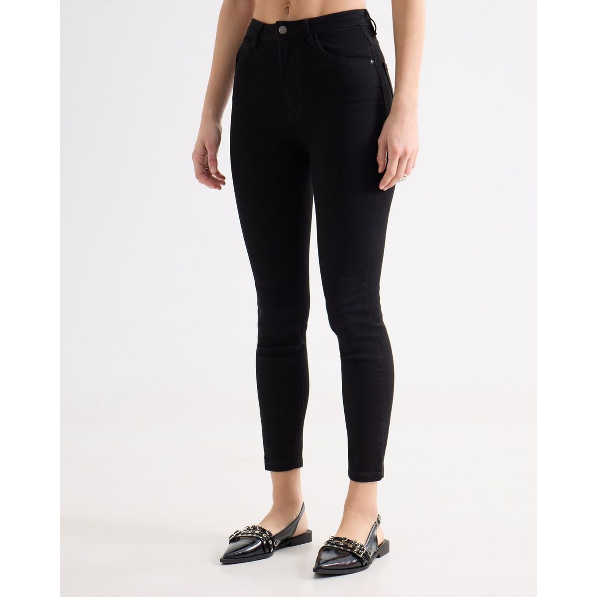 SEVEN SEVEN - Jeans Skinny Tono Negro  Para Mujer Negro Seven Seven