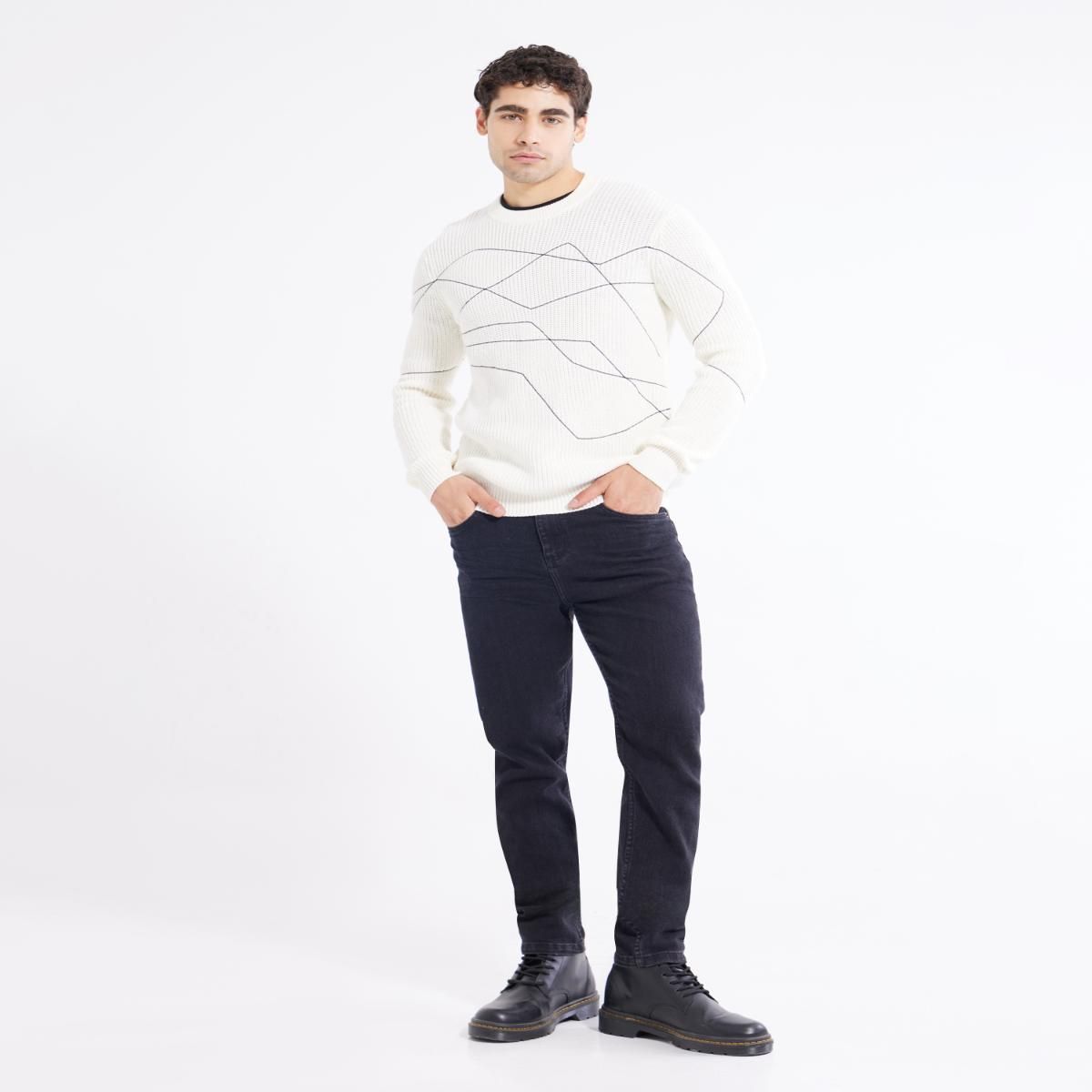 SEVEN SEVEN - Saco Para Hombre Cuello Redondo Color Crema Marca Seven Seven #45330218