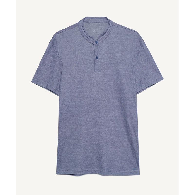 SEVEN SEVEN - Polo Para Hombre Cuello Mao  Color Azul  Marca Seven Seven #45110743