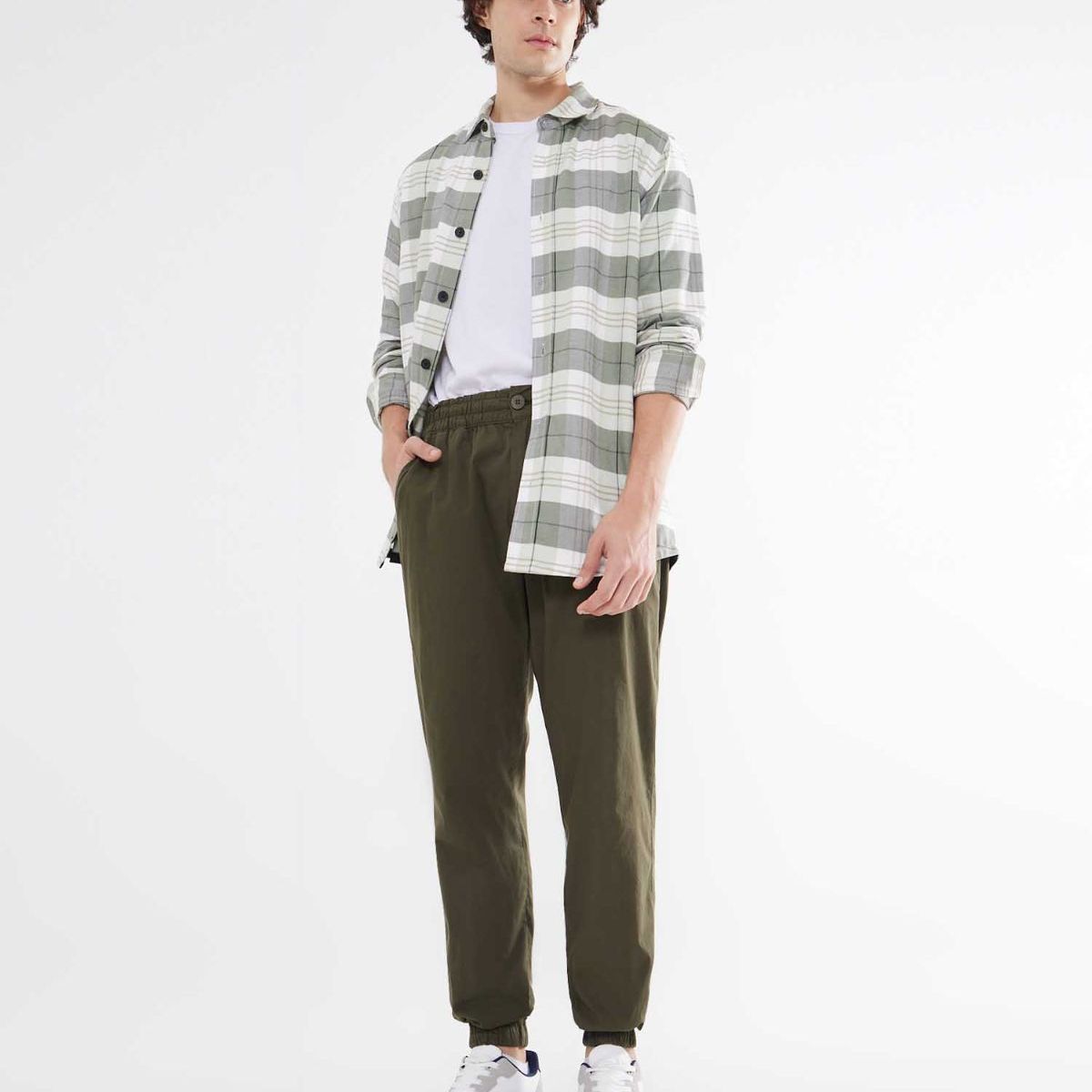 SEVEN SEVEN - Jogger Casual  Para Hombre Verde Seven Seven