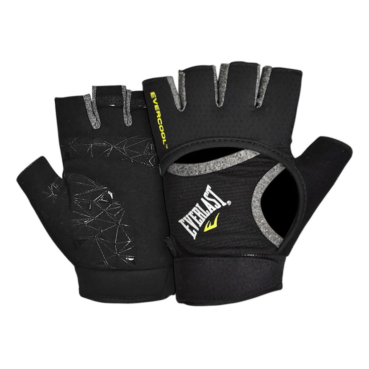EVERLAST - GUANTE DE PESAS S PARA GIMNASIO VENTO EVERLAST NEGRO