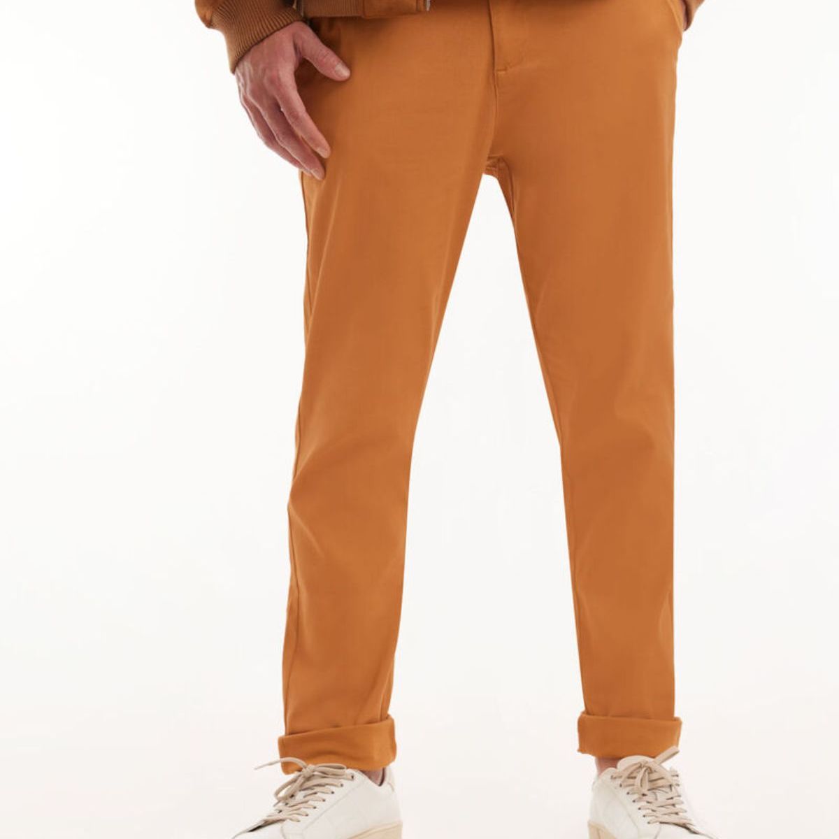 SEVEN SEVEN - Pantalón Chino  Para Hombre Camel Seven Seven