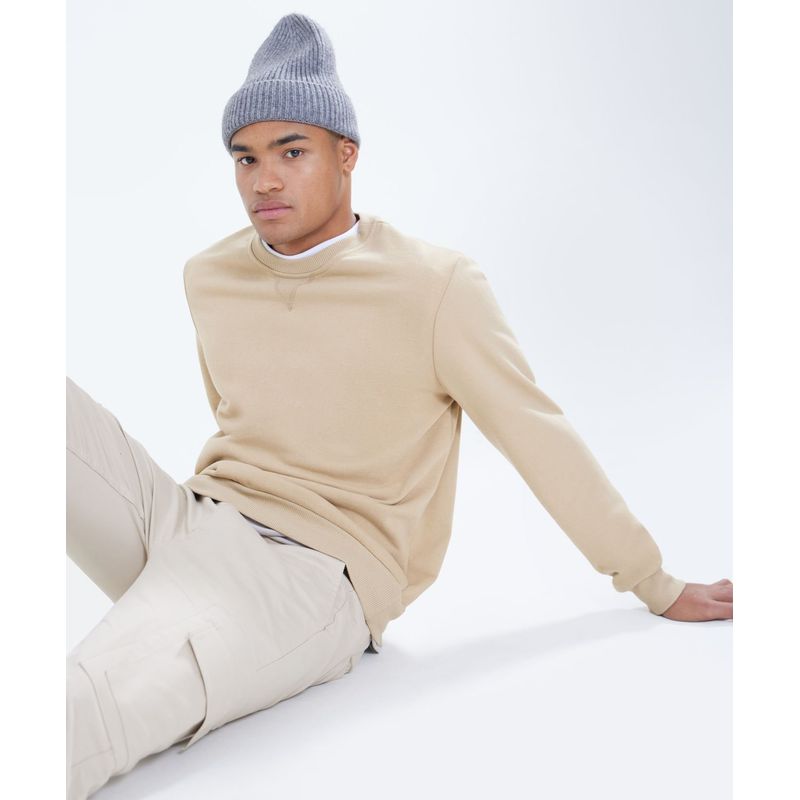 SEVEN SEVEN - Buzo Para Hombre Cuello Redondo Color Beige Marca Seven Seven #45060628