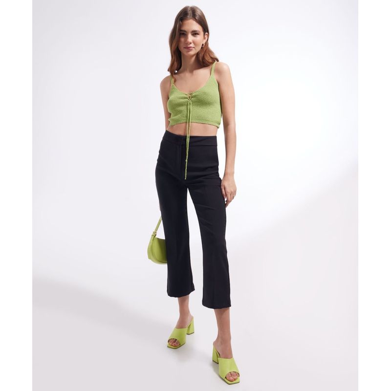 SEVEN SEVEN - Pantalon Mujer Seven  Negro Poliéster 28071609-10