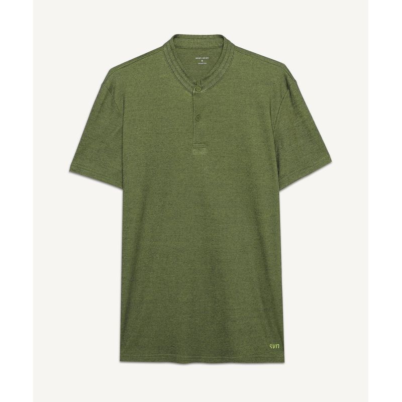 SEVEN SEVEN - Polo Para Hombre Cuello Mao  Color Verde  Marca Seven Seven #45110744