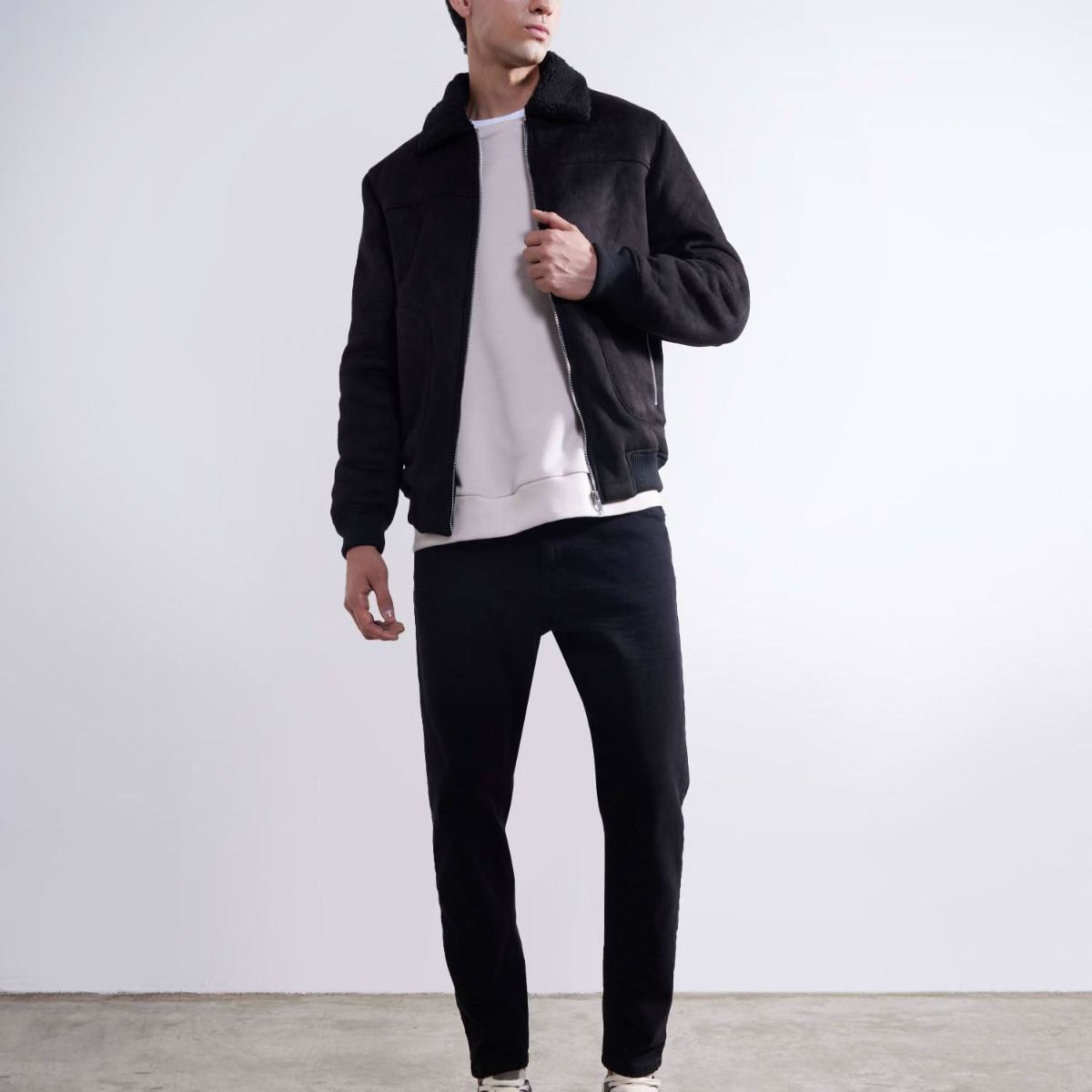 SEVEN SEVEN - Chaqueta Para Hombre Trucker Color Negro Marca Seven Seven #45080433