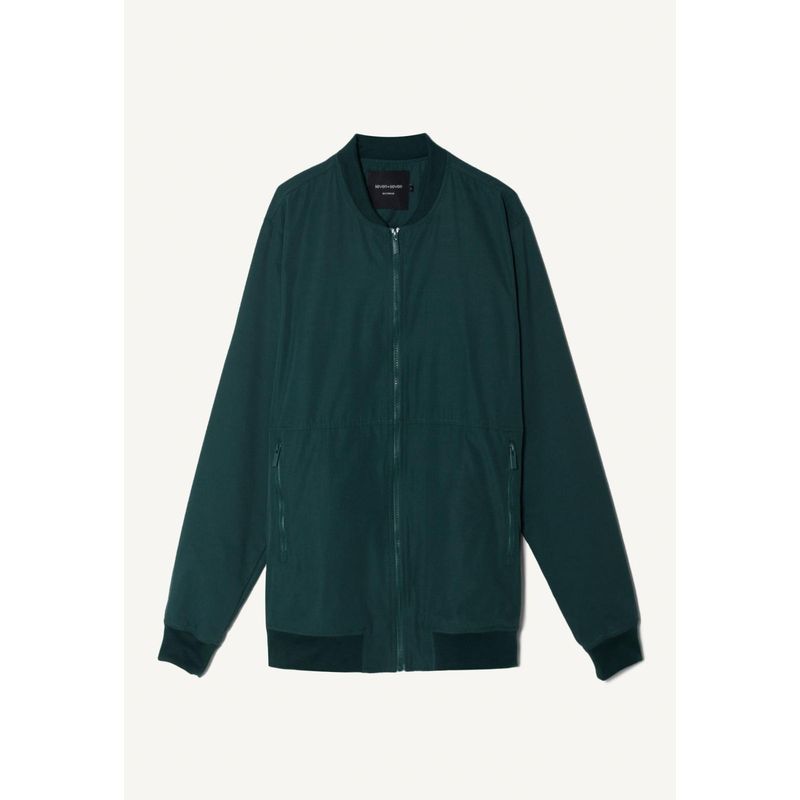 SEVEN SEVEN - Chaqueta Hombre Seven Bomber Verde Poliéster 45080423-61020