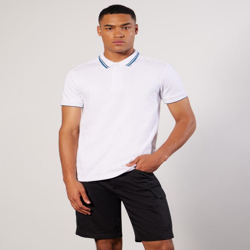 SEVEN SEVEN - Polo Hombre Seven  Blanco Algodón 45110797-10215