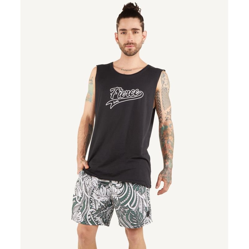 SEVEN SEVEN - Pantaloneta Hombre Seven  Verde Poliéster 45280055-76678