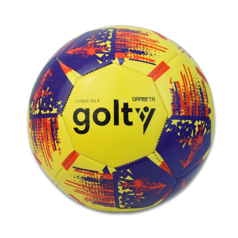 GOLTY - BALÓN DE FÚTBOL PARA NIÑOS GOLTY GAMBETA III No4 AMARILLO