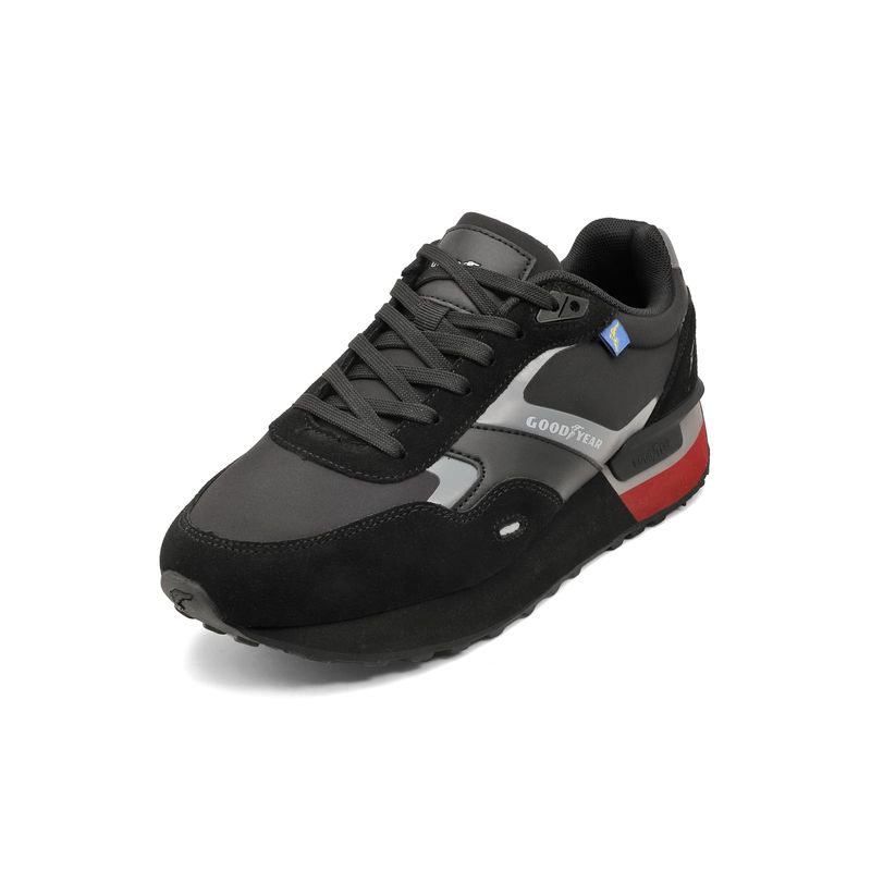 GOODYEAR - Tenis Hombre Goodyear NegroRojo BONA-A