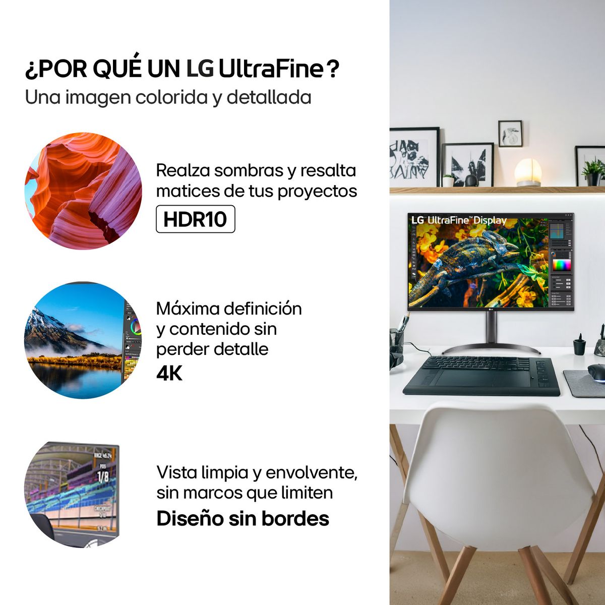 LG - Monitor Gamer LG 32UR550-B UHD 4K FreeSync 32"