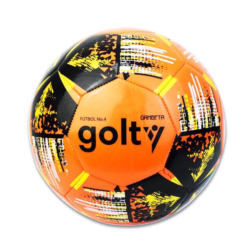 GOLTY - BALÓN DE FÚTBOL PARA NIÑOS GOLTY GAMBETA III No4 NARANJA