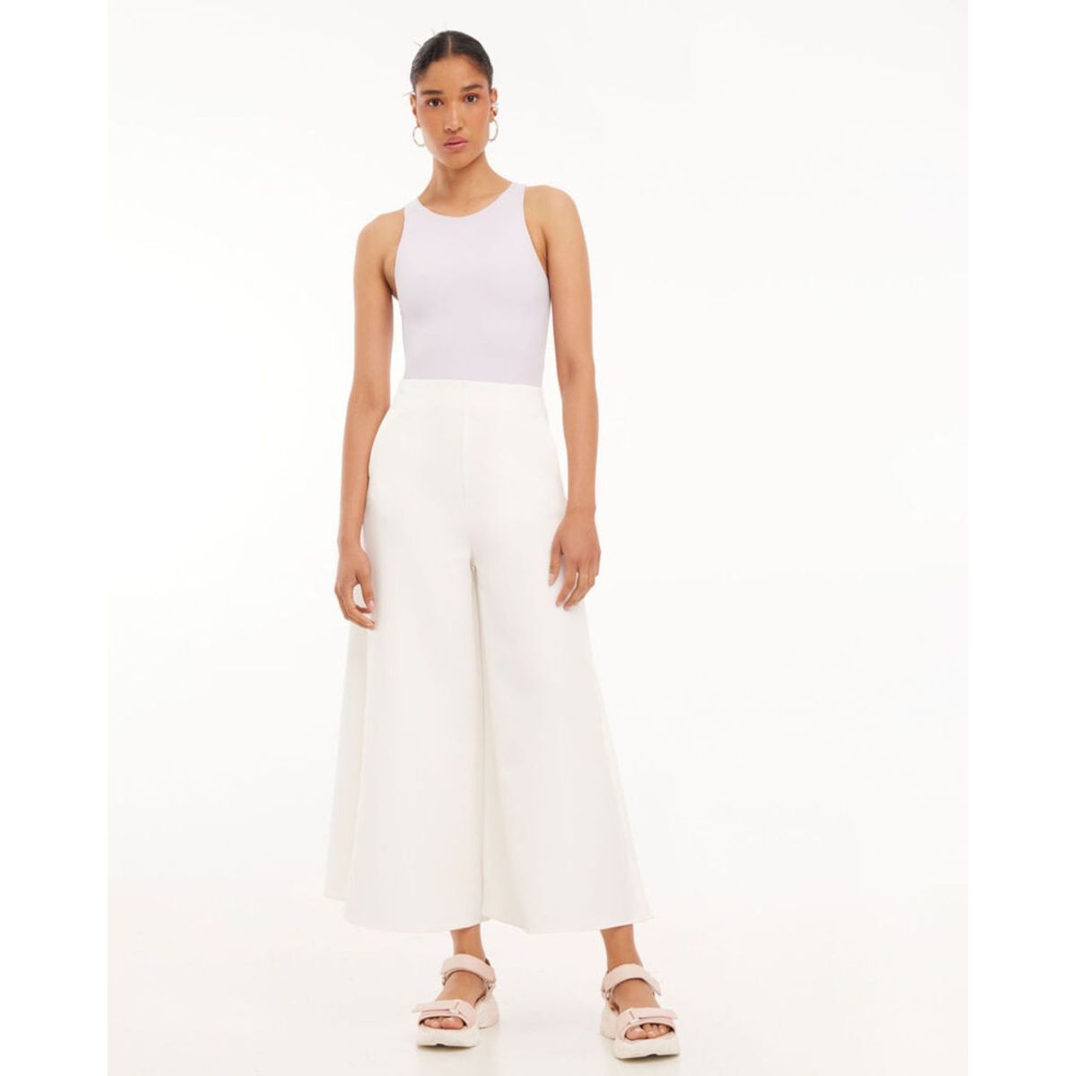 SEVEN SEVEN - Culotte Con Aberturas Laterales  Para Mujer Crudo Seven Seven