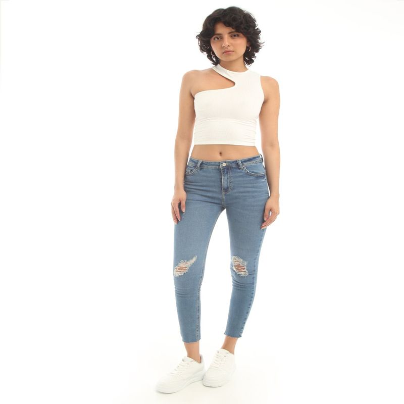 SEVEN SEVEN - Jean Para Mujer Push Up Color Azul Medio Marca Seven Seven #28160720