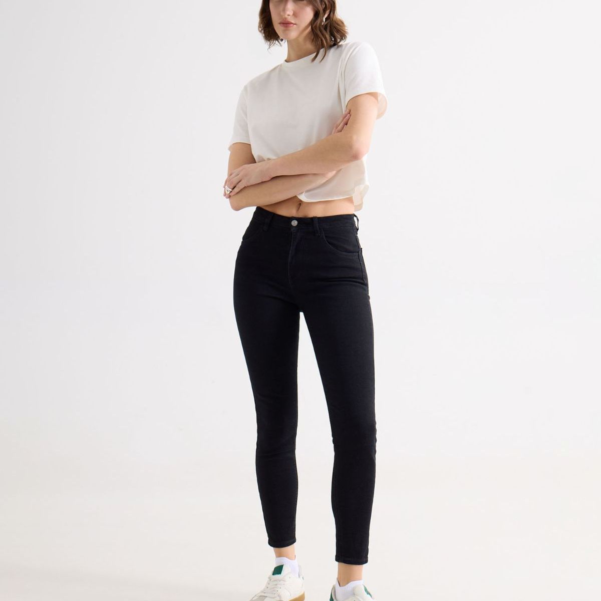 SEVEN SEVEN - Jean Para Mujer Curvy Color Negro Marca Seven Seven #28160841