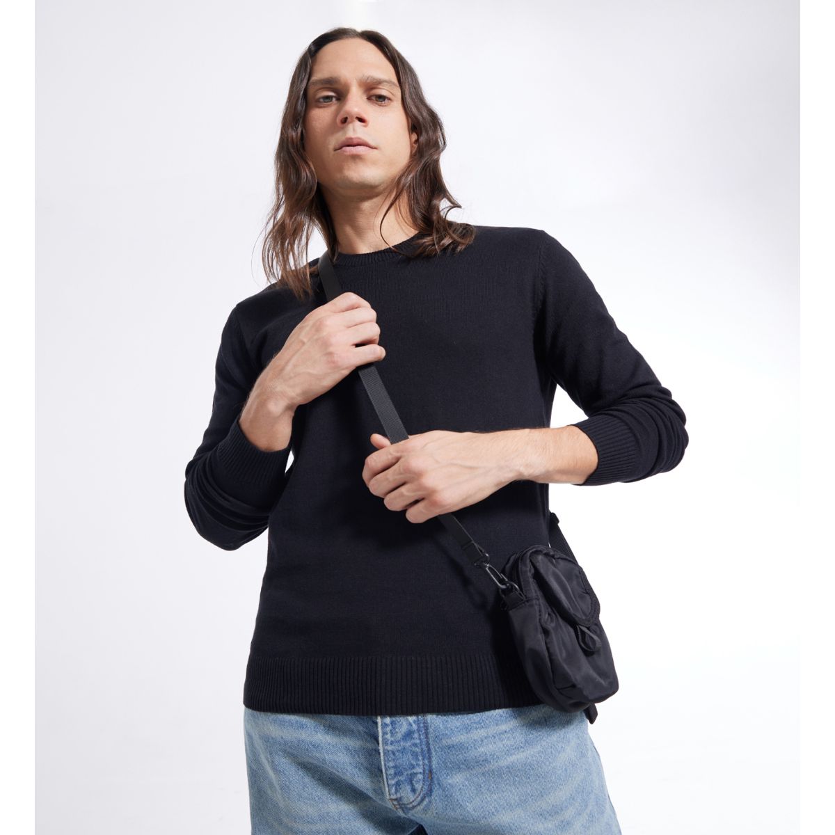 SEVEN SEVEN - Saco Para Hombre Cuello Redondo Color Negro Marca Seven Seven #45330215