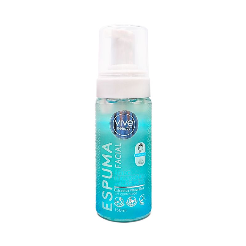 GENERICO - JABON FACIAL ESPUMA  ÁCIDO HIALURÓNICO+ALOE 150 ML