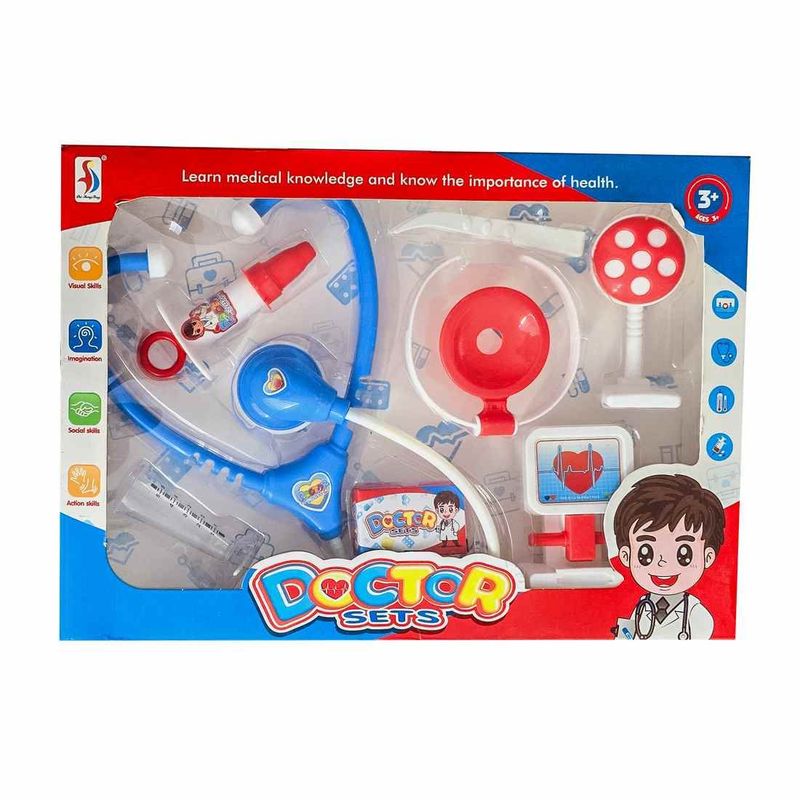GENERICO - Set Doctor Kit Medico Juguete Niños Estetoscopio Interactivo