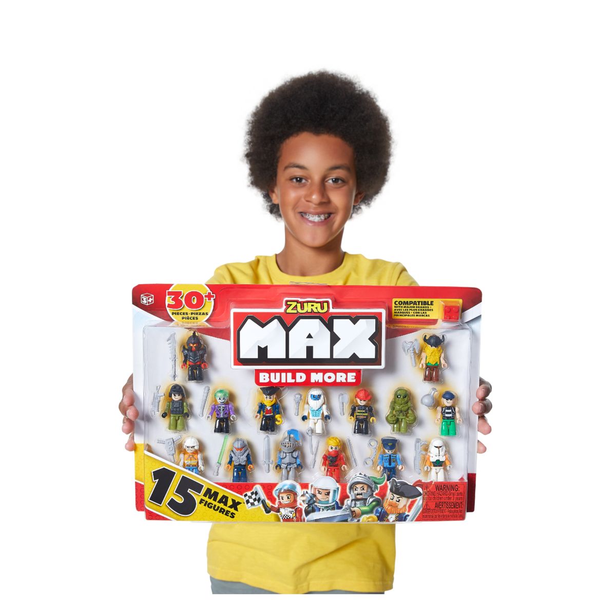 MAX - 15 Personajes Sorpresa Bloques de construccion Max Build Mor